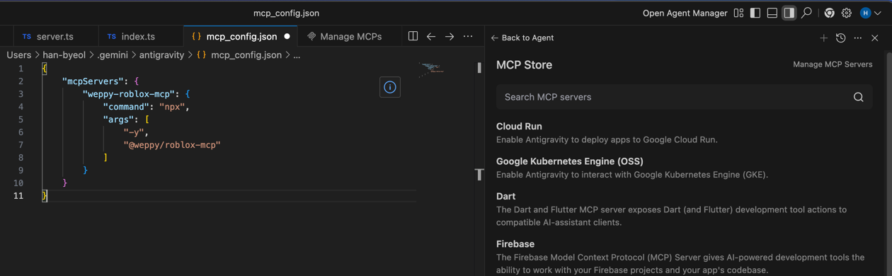 Raw Config bearbeiten